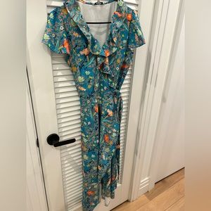 Benares floral dress